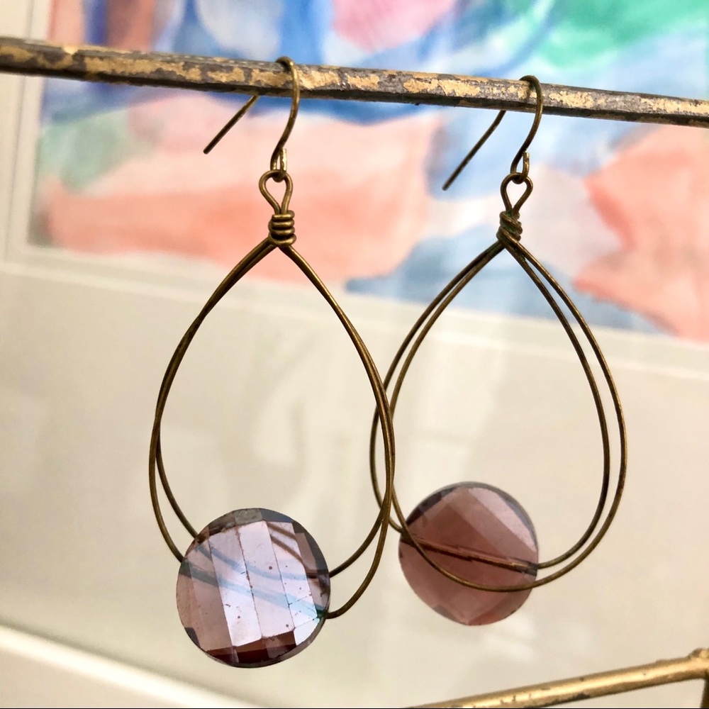 Amethysts Dangle Earrings